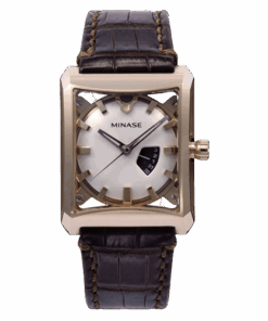 minase 5 windows midsize collection white dial