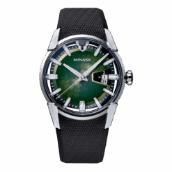 minase watch 40mm divido green rubber