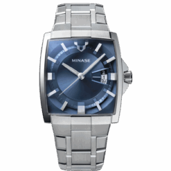 minase watch horizon stainless steel blue