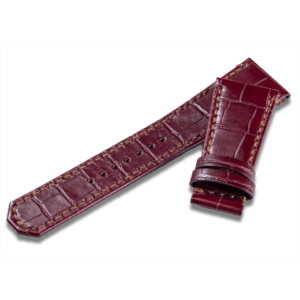 Minase red leather straps