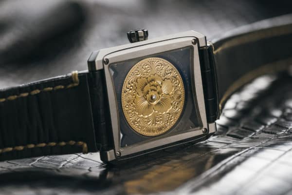Minase gold watch 5 Windows made in Japan