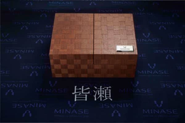 Wooden box for Minase gold watches