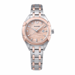 Minase Uruga 31mm on stainless steel bracelet with champagne dial