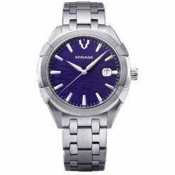 Minase Uruga stainless steel with blue dial