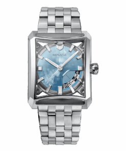 7 Windows 2.0 stainless steel ice blue dial