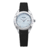 Minase Uruga 31mm black rubber ice blue dial