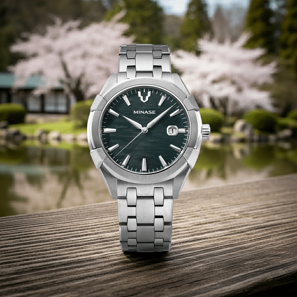 Minase uruga japanese round watch