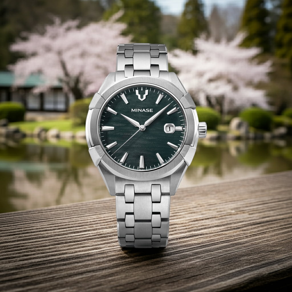 Minase uruga japanese round watch