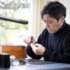 kanagawa working on urushi makie watch in japan