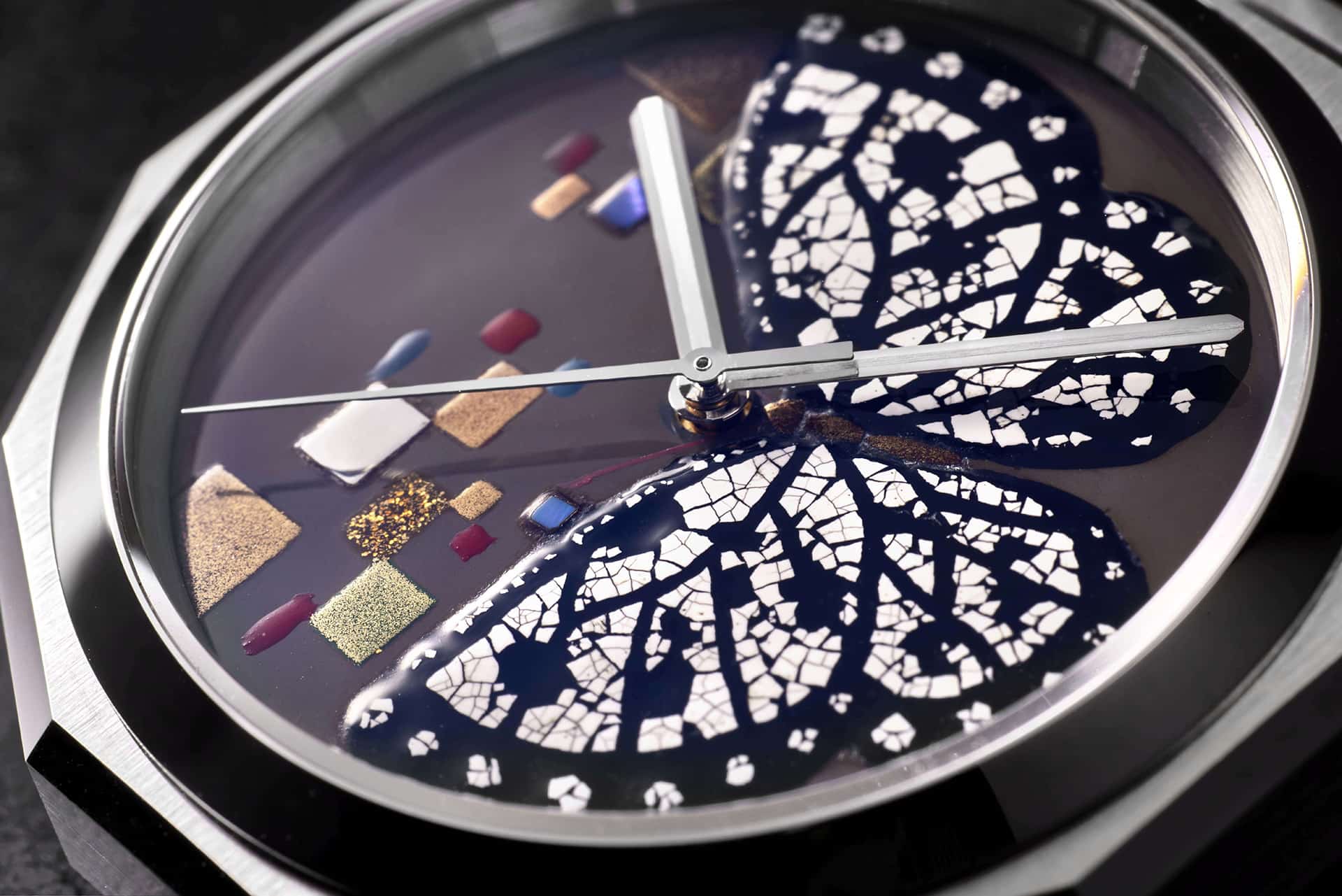 Minase asagimadara dial on rare pocket watch