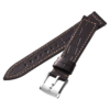 mastercraft J3 brown crocodile embossed leather strap